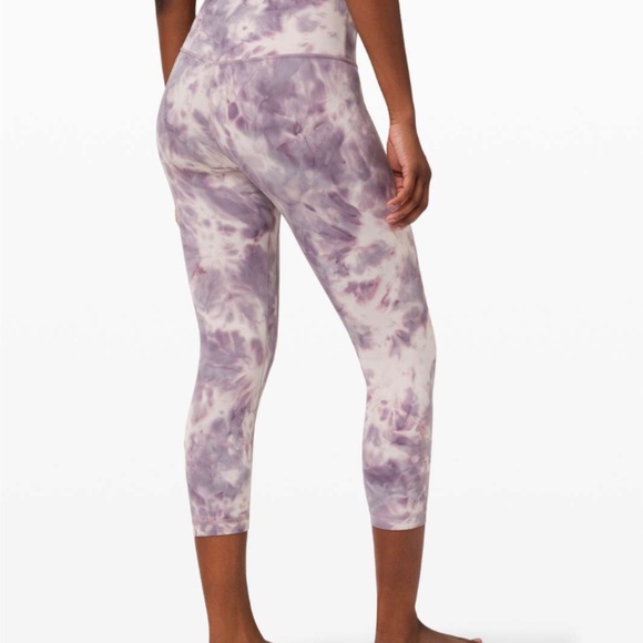 lululemon athletica Pants - #3 Lululemon Align Crop 21" *Diamond Dye Diamond Dye Pink Bliss Graphite Purple